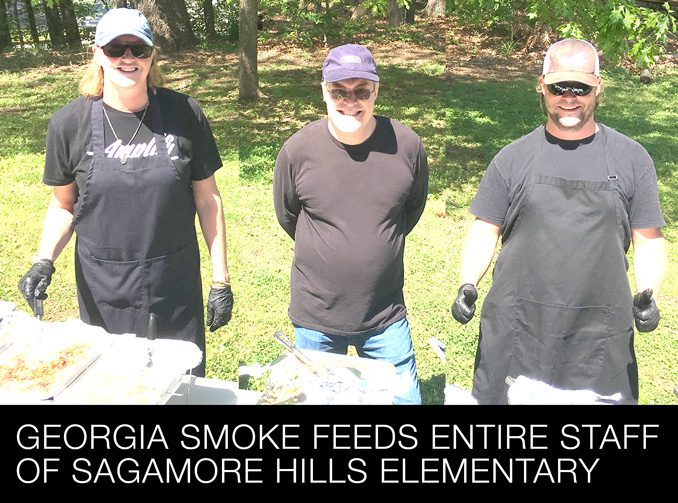 Georgia Smoke Feeds Entire Staff of Sagamore Hills Elementary Georgia Smoke Feeds Entire Staff of Sagamore Hills Elementary